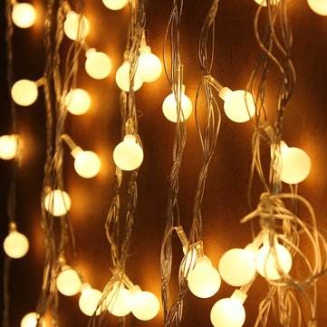10m Warm White 100LED Ball Fairy String Light For Wedding Party Christmas Home Decor