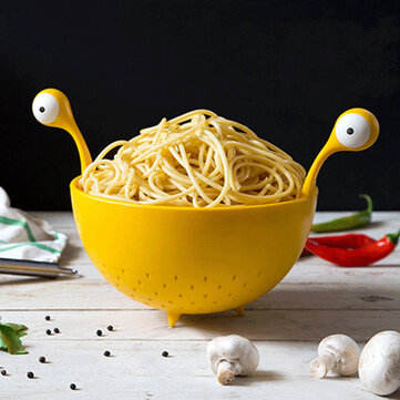 Monster Spaghetti Bowl Kitchen Fruit And Vegetable Pasta Drain Basket Fruit Basket