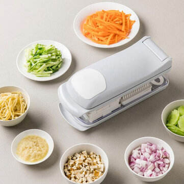Multifunction 7 In 1 Kitchen Vegetable Peeler Slicing Tool Manual Vegetable Chopper