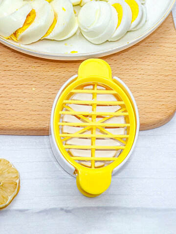 1PC Three-in-one Plastic Anti-break Creative Kitchen Tool Egg Cutter Egg Slicer Mould