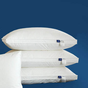 Goose Down and Feather Bed Pillows for Sleeping Bedding Throw Pillows Velvet Cotton Filled Bedding Hotel Pillow