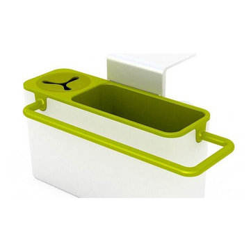 Kitchen Sink Mounted Dishcloth Storage Rack Cleaning Sponge Storage Colander