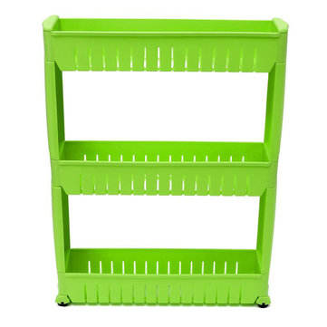 DIY Removable Creative Bathroom Kitchen Storage Shelves Crevice Shelf Household Rack Holder