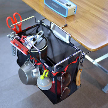 Large Storage Rack Portable Storage Bag Picnic Barbecue Tool Bag Kitchen Sundries Set