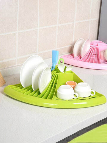 Bowl Drain Rack Multifunctional Kitchen Dish Spoon Shelf Bowl Rack Cabinet Dish Rack Drying Rack