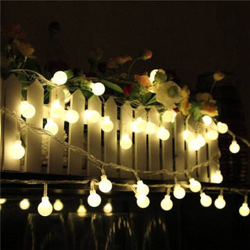 10m 100 LED Globe Bulb Ball Xmas String Lights Wedding Fairy Light Home Decor