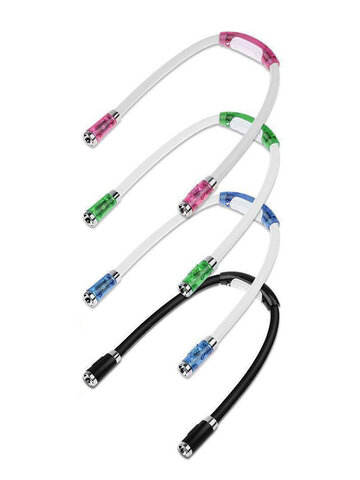 Rechargeable LED Book Light Neck Reading Lamp Hands-free 4 LED Beads 4 Adjustable Brightness For Reading In Bed Or Reading In Car