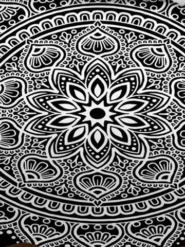 2/3 Pcs Bohemian National Style Floral Overlay Print Comfy Bedding Set Duvet Cover Pillowcase