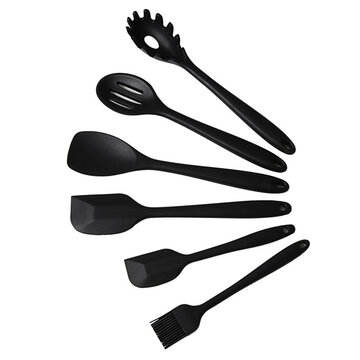 Silicone Kitchenware 10 Pieces Nonstick Cookware Set Kitchen Tools Baking Utensils