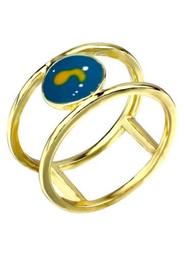 Round Gemstone Rings