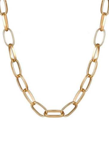 Geometric No Stone Necklace Jewelry Sets