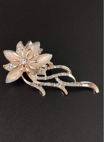 Floral Gemstone Brooches