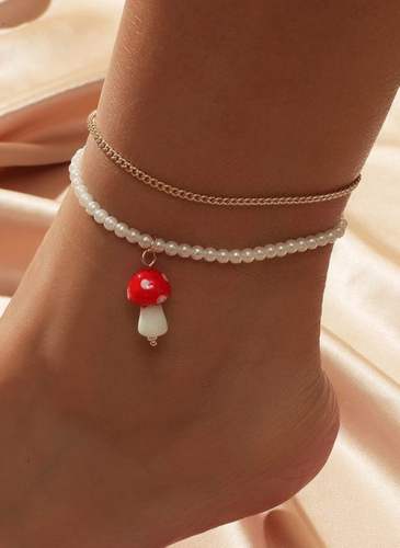 Casual No Stone Geometric Anklet