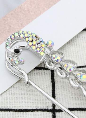 Floral Crystal Brooches