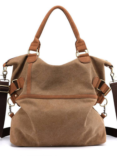 Men Large Capacity Canvas Handbag Shoulder Bag