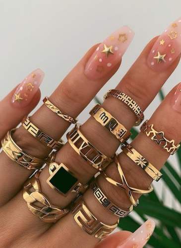 Star No Stone Rings