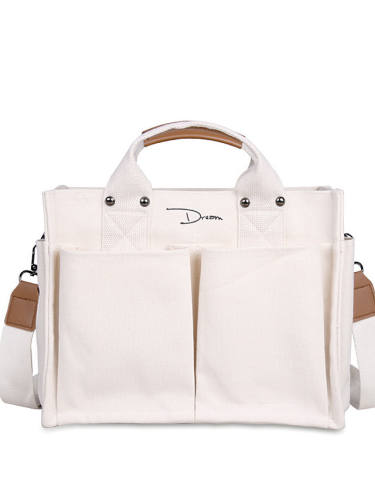 Women'S Bags Canvas Top Handle Bag Daily 2021 Handbags White Black