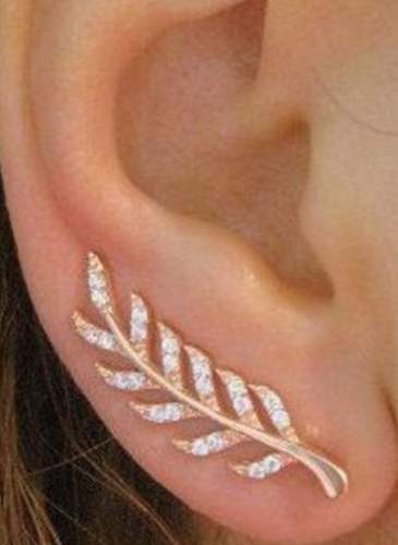 Elegant Floral Crystal Stud Earrings