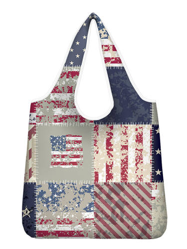 Women'S Bags Polyester Top Handle Bag Shopper Bag Pattern / Print Zipper Going Out Office & Career 2021 Tote Handbags Sillver Gray Watermelon Red White Blue