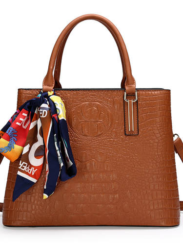 Women'S Bags Pu Leather Leather Satchel Top Handle Bag Zipper Daily Outdoor Handbags Black Purple Red Yellow