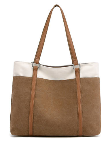 Women'S Bags Canvas Top Handle Bag Zipper Daily Date 2021 Canvas Bag Handbags Black Blue Fuchsia Gray