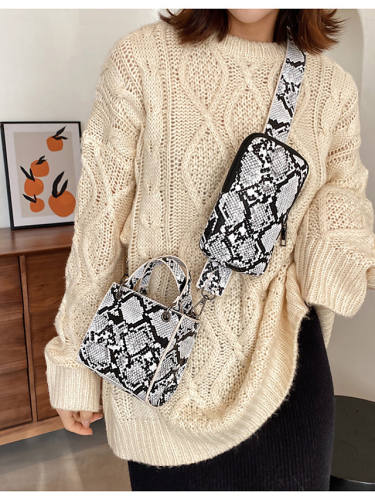 Women'S Bags Top Handle Bag Daily Date Handbags White Black Brown