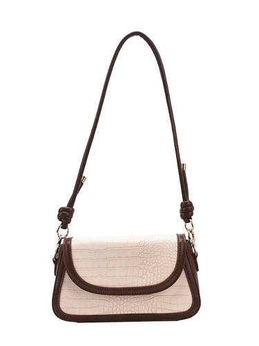 Women'S Bags Pu Leather Crossbody Bag Hobo Bag Zipper Daily Going Out 2021 Handbags Dark Brown Black