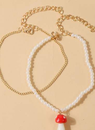 Casual No Stone Geometric Anklet