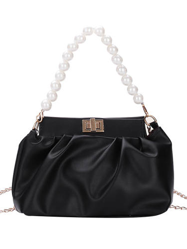 Women'S Bags Top Handle Bag Office & Career Retro Black Khaki Brown Rainbow