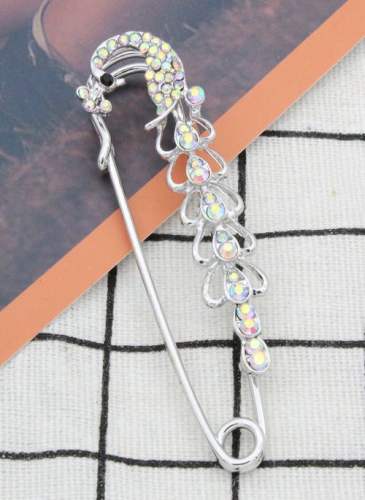 Floral Crystal Brooches