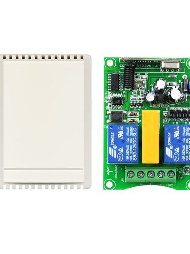 Ac220V 2Ch Rf Wireless Remote Control Switch / Motor Up Stop Down /3 Button Remote /433Mhz