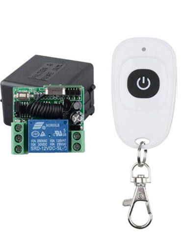 Dc12V 1Ch Learning Code Remote Control Switch / 433Mhz 10A Relay /Momentary Receiver / 1Button Remote 433Mhz