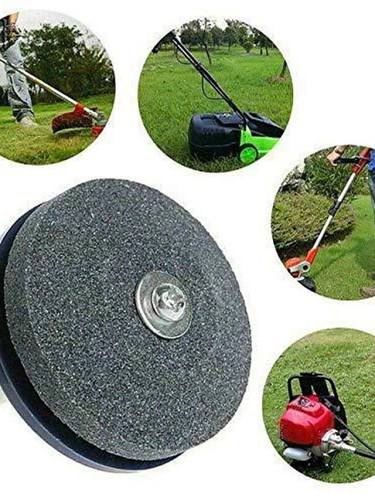 Electric Lawn Mower Knife Sharpening Stone Electric Wind Power Mower Sharpener Wear-Resistant Grinding Head Whetstone Sande