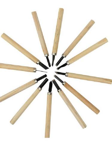 12Pcs Wood Carving Chisels Knife For Basic Wood Cut Diy Tools And Detailed Woodworking Gouges Hand Tools