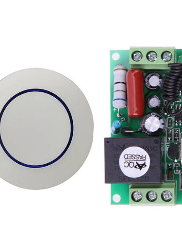 Ac220V 1Ch Relay Switch /10A Relay With No Nc Com/Learning Code Receiver For Light/Led Power On Off / 433Mhz