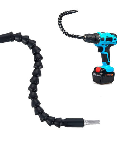 Extension Snake Bit 295Mm Flexible Hex Shaft Drill Bits Extension Bit Holder With Magnetic Connect Drive Shaft Electric Drill Power Tool Accessories