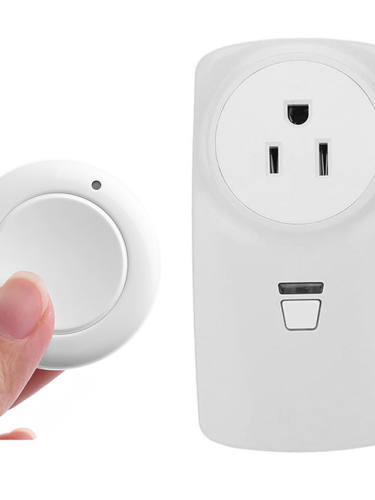 Us Standard Wireless Remote Control Socket / Ac 85V-250V Wide Voltage Use / 110V Socket / Us Socket / Can Be Manually Opened And Closed 433M