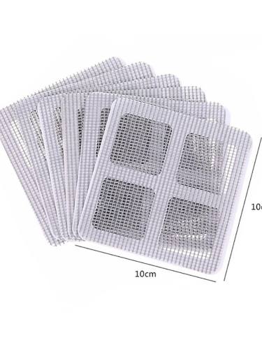 6Pcs Fix Net Window Home Adhesive Anti Mosquito Fly Bug Insect Repair Screen Diy Handicraft Screens Subsidy Supplies