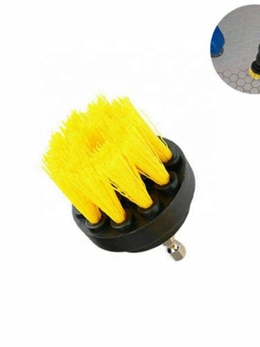 5Pcs 2/3.5//4/5 Inch Electric Scourer Brush Plastic Round Cleaning Brush Kit For Glass Carpets Car Tires Nylon Brushes