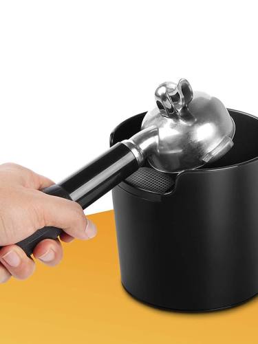Anti Slip Coffee Grind Dump Bin Household Coffee Tools Cafe Accessories Coffee Grind Knock Box Espresso Grounds Container