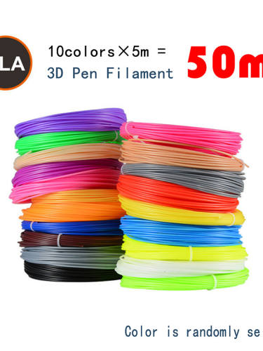 Myriwell Pla 1.75Mm Filament 10Colors 5M Random Color Selected 3D Printed Pla 1.75Mm 3D Pen Plastic 3D Printer Filament 3D Pens Environmental Safety