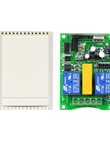 Ac 220V 2Ch 10A Relay Switch /Wireless Remote Control Motor Switch 2Ch Receiver For Motor Up Stop Down /433Mhz
