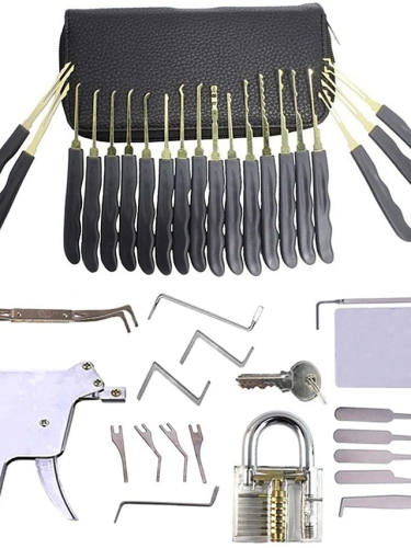 30-Piece Practice Padlock Tool Set With Professional Locksmiths Gift For Kids