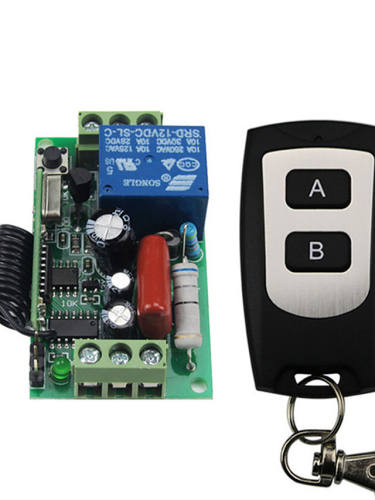 Ac220V 1Ch Wireless Learning Code Remote Control Switch/ 10A Relay Receiver /Lamp / Light Power On Off Controller 433Mhz