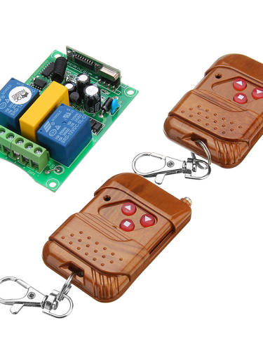 Ac220V 2Ch Relay Switch /Use For Motor /Up Down Stop / Learning Code 10A Relay Switch /433Mhz