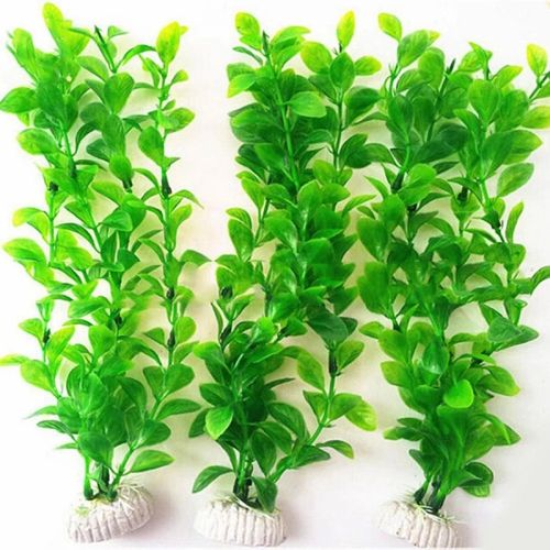 1Pcs Home Aquarium Simulation Grass Artificial Plastic Green Purple Water Plants Fish Tank Supplies Viewing Ornament Decorations