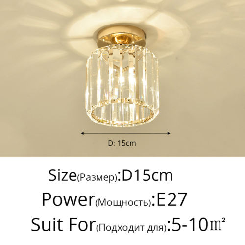 Crystal Glass Nordic Simple New Modern LED Chandelier Lights Living Loft Study Room Aisle Corridor Flats Lamps Indoor Lighting