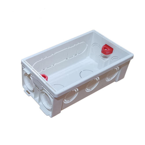 LF-12 Type Mounting Back Box Adjustable Internal Cassette Junction Box For 146*86mm Wall Switch and Socket ,White