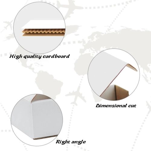 20Pcs Cardboard Carton Christmas Gift Box 3 Layer Corrugated Kraft Paper Packaging Mailers Small Box Custom for Mistery Box