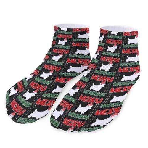 West Highland White Terrier Socks Photo Retro Socks Non-Slip Golf Ladies Large Chemical Fiber Socks